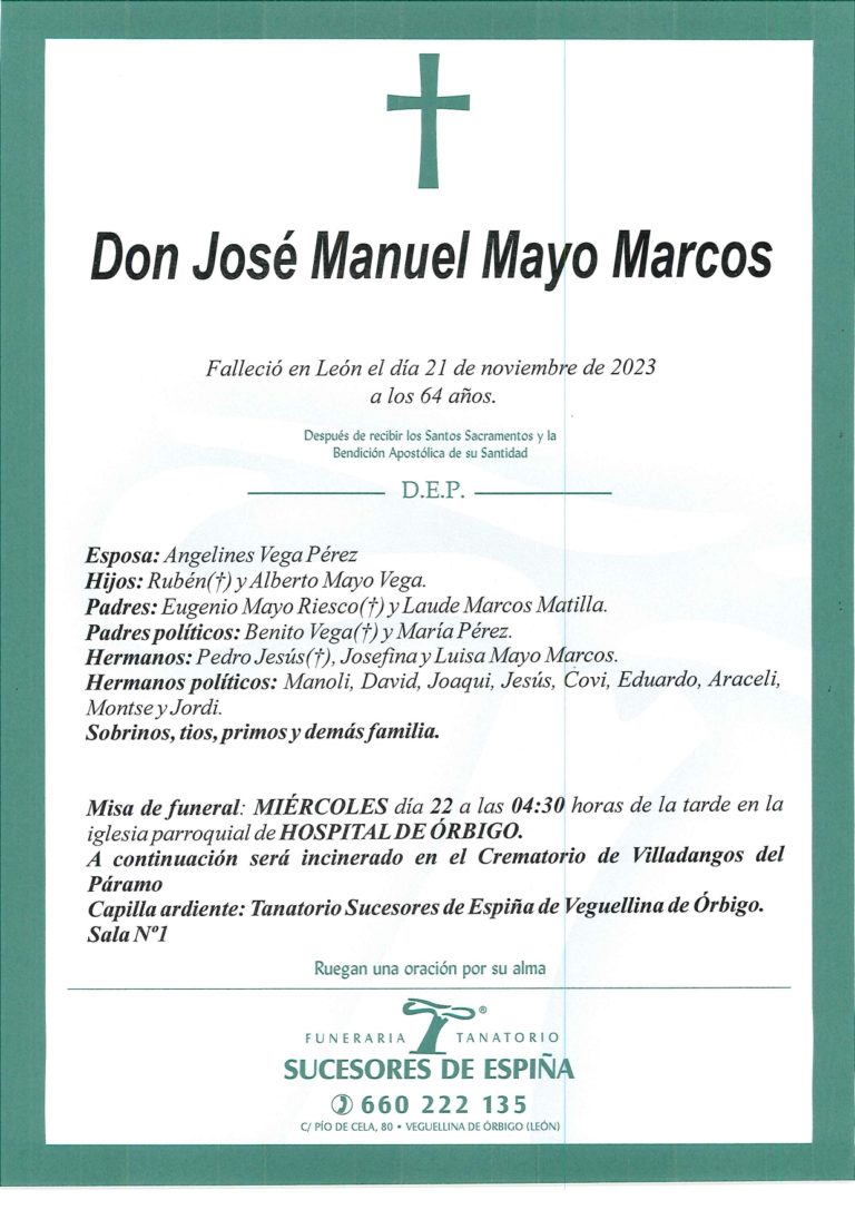 Lee más sobre el artículo Jose Manuel Mayo Marcos