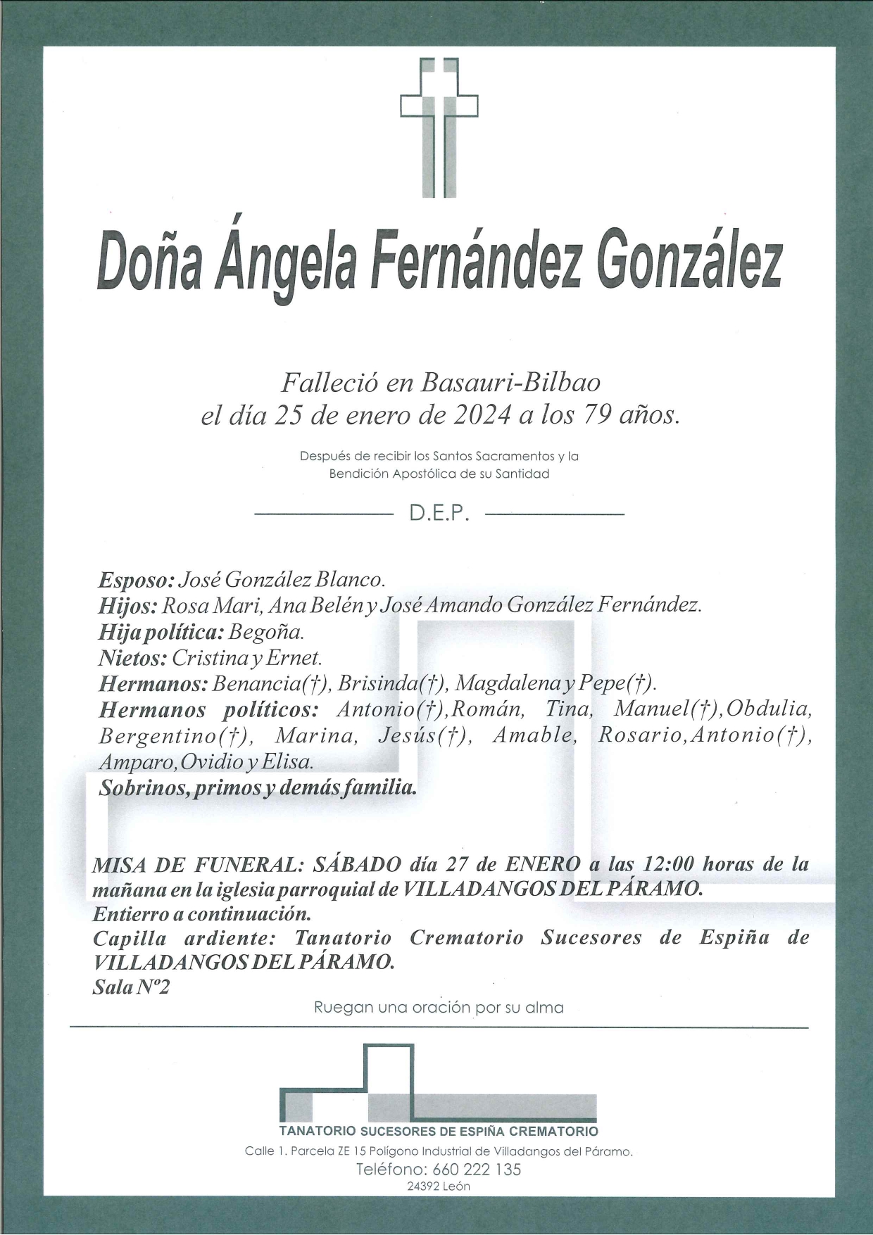 Lee más sobre el artículo ANGELA FERNÁNDEZ GONZÁLEZ