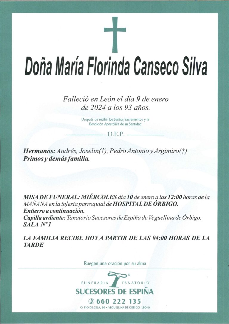 Lee más sobre el artículo María Florinda Canseco Silva