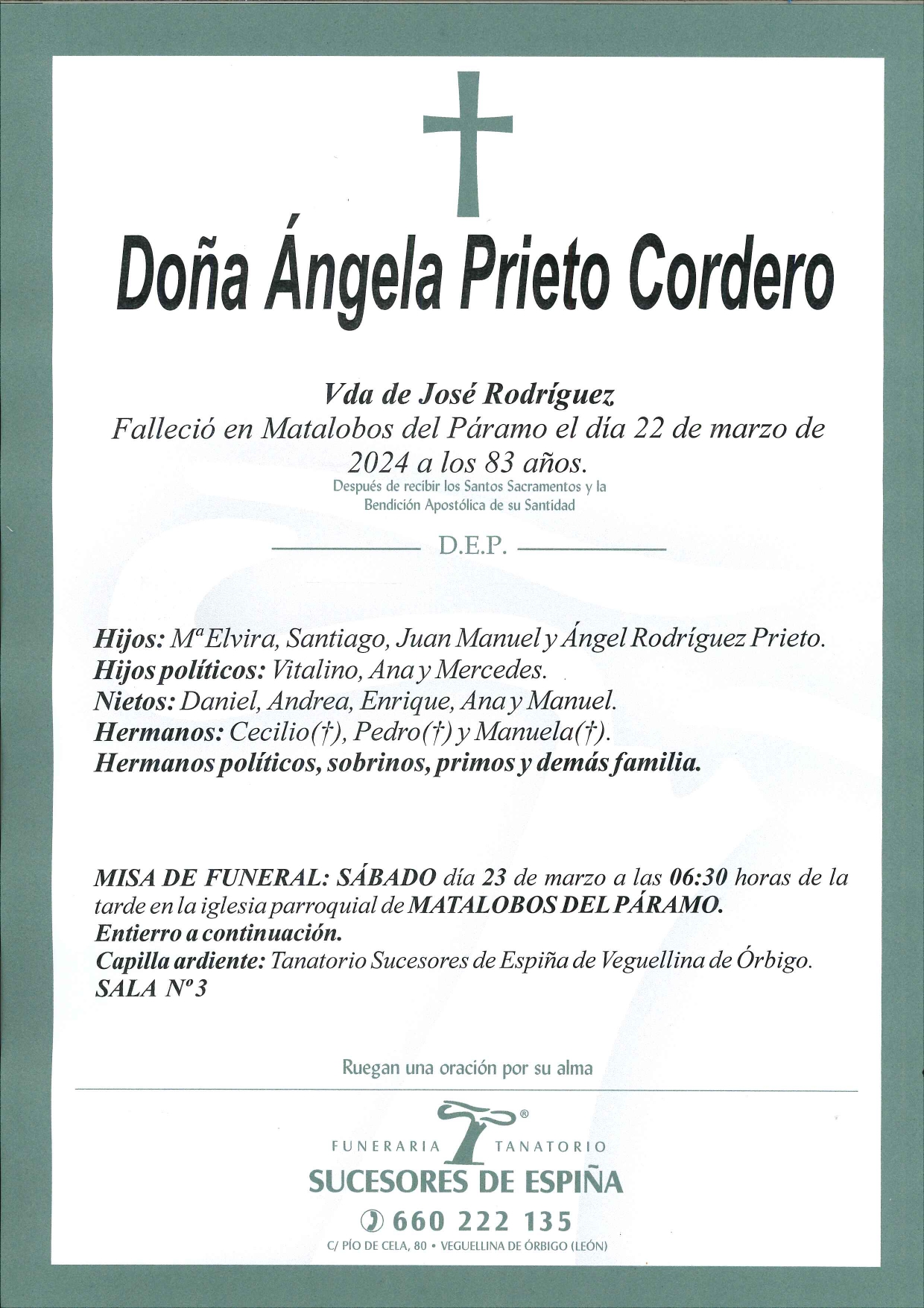 En este momento estás viendo Ángela Prieto Cordero