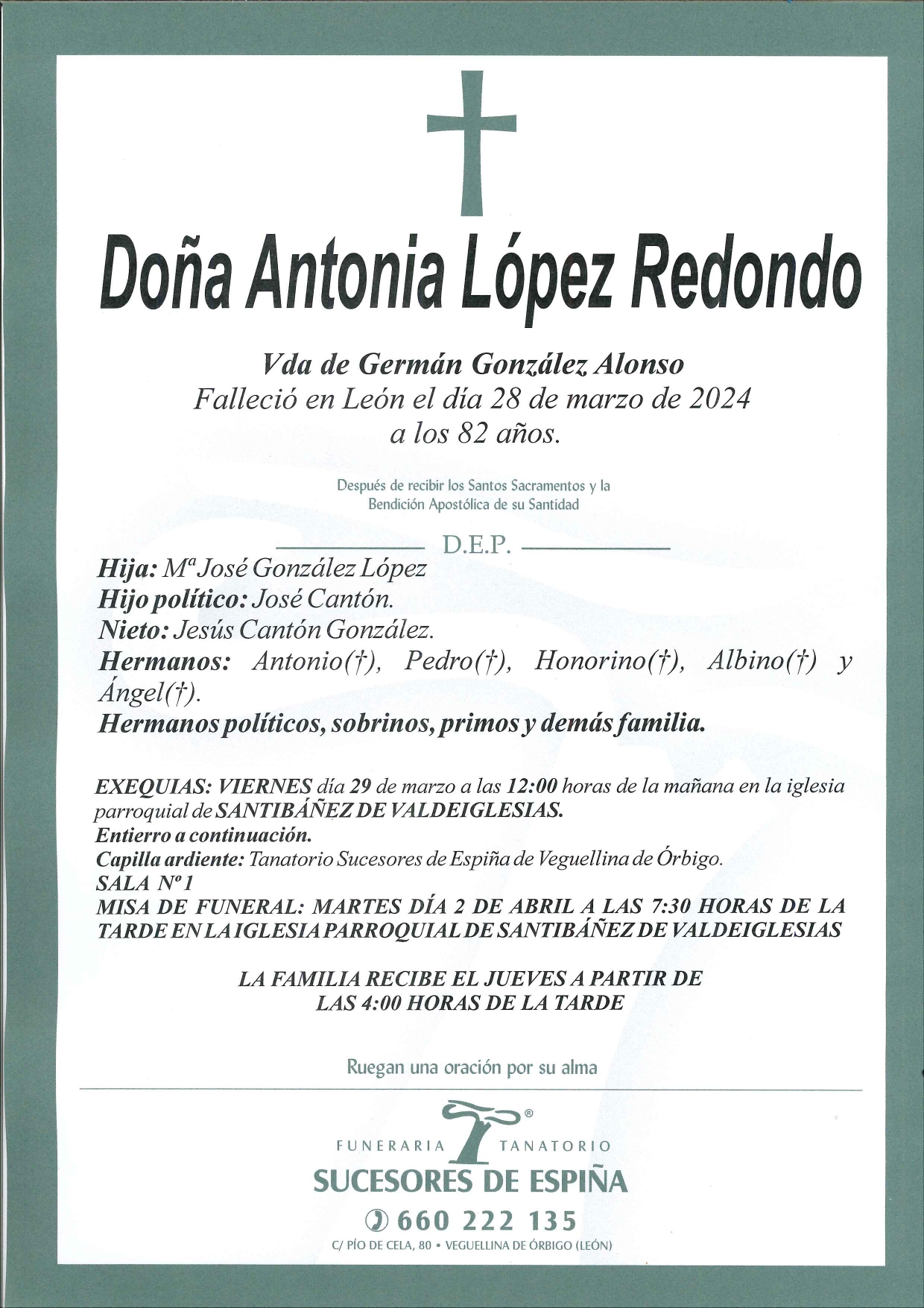 Lee más sobre el artículo Antonia López Redondo