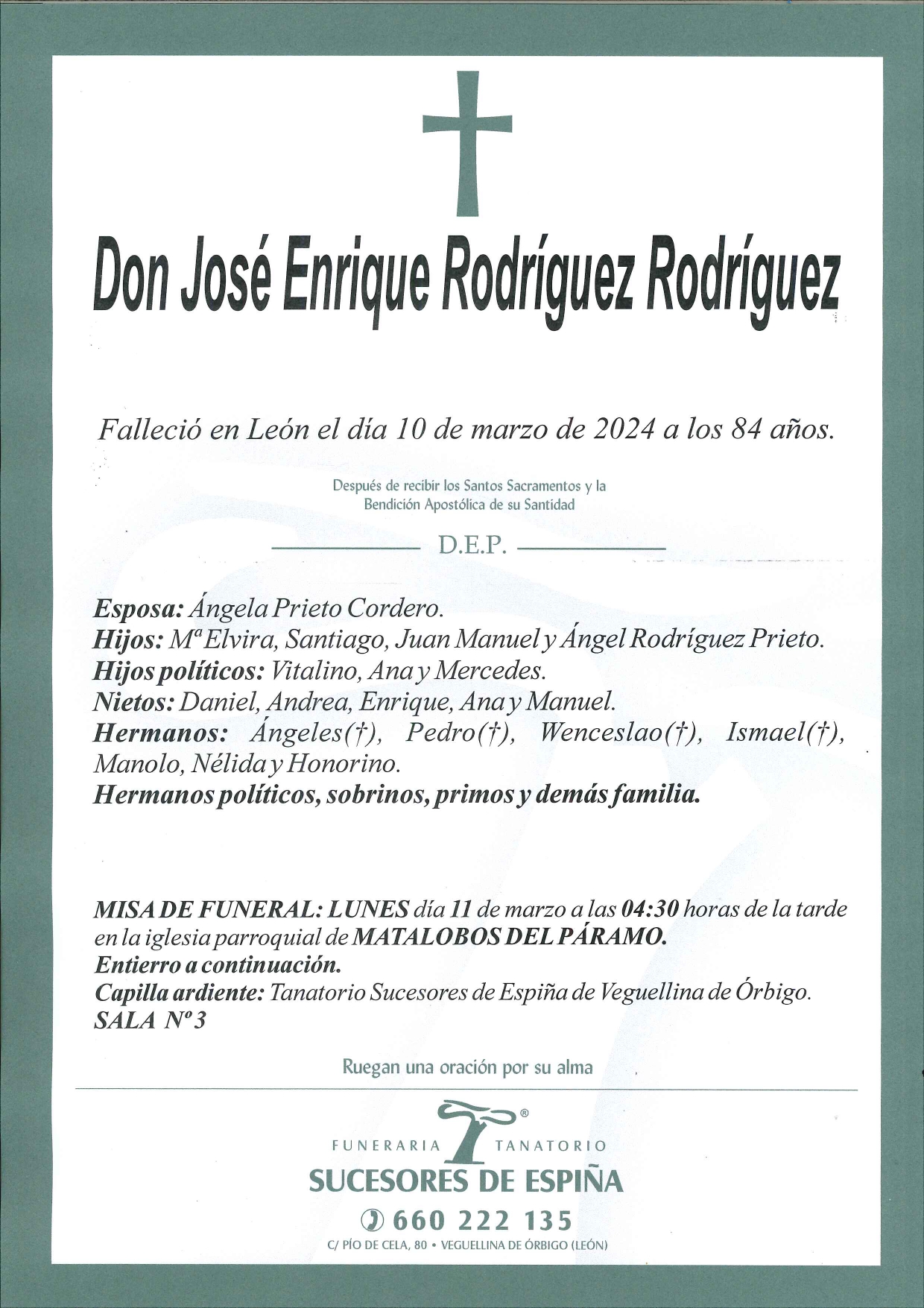 Lee más sobre el artículo José Enrique Rodríguez Rodríguez