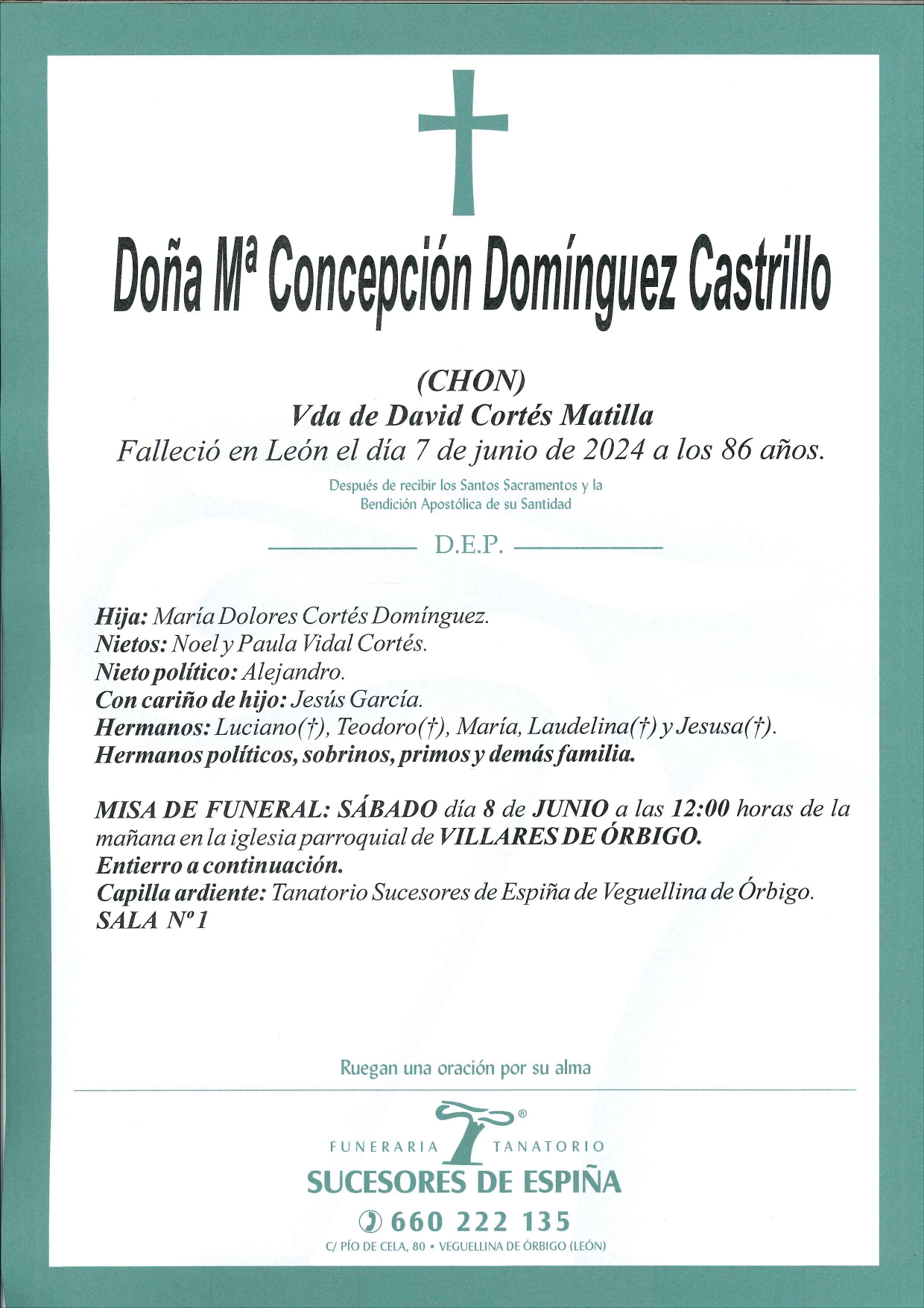 En este momento estás viendo María Concepción Domínguez Castrillo