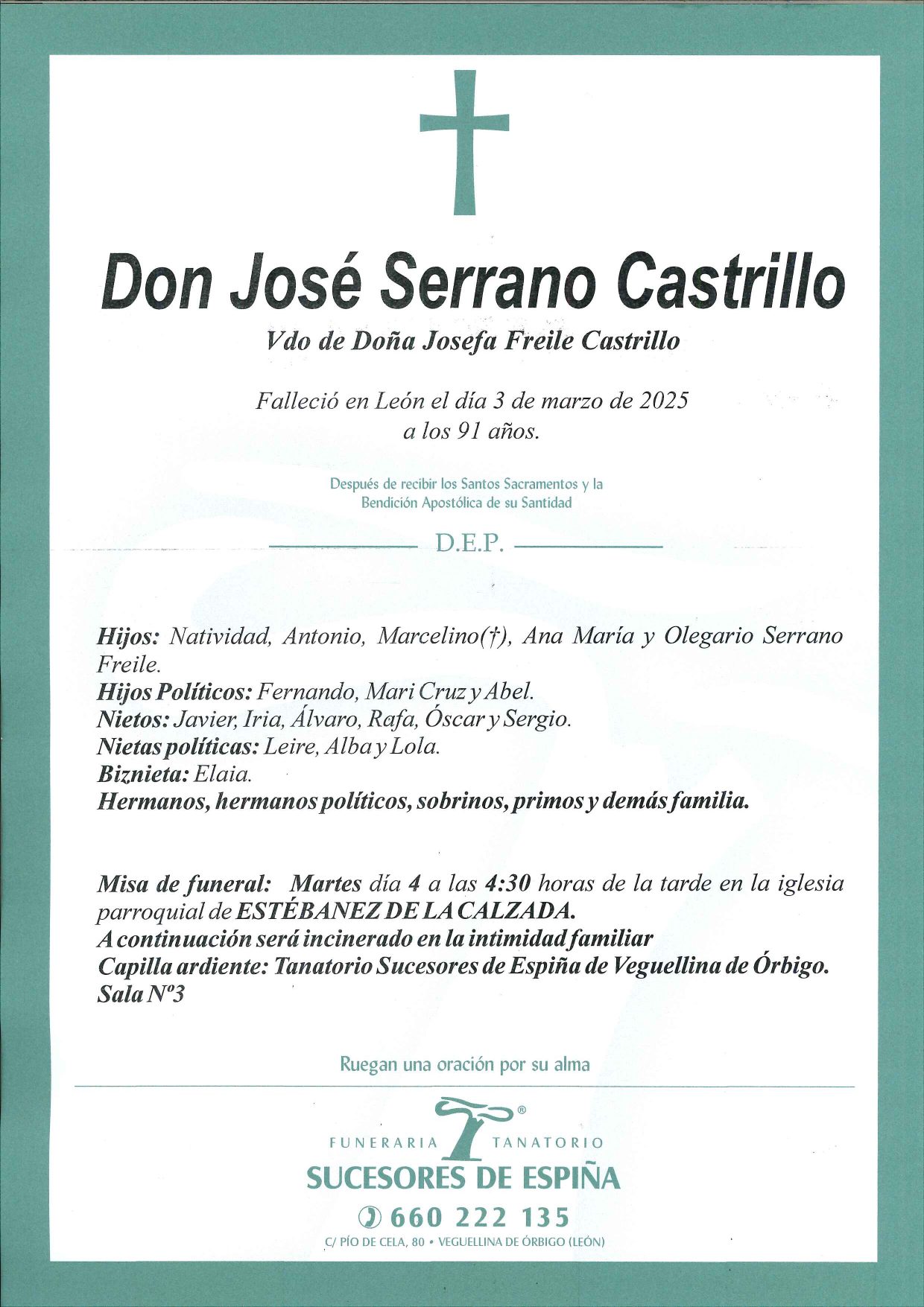 En este momento estás viendo Jose Serrano Castrillo
