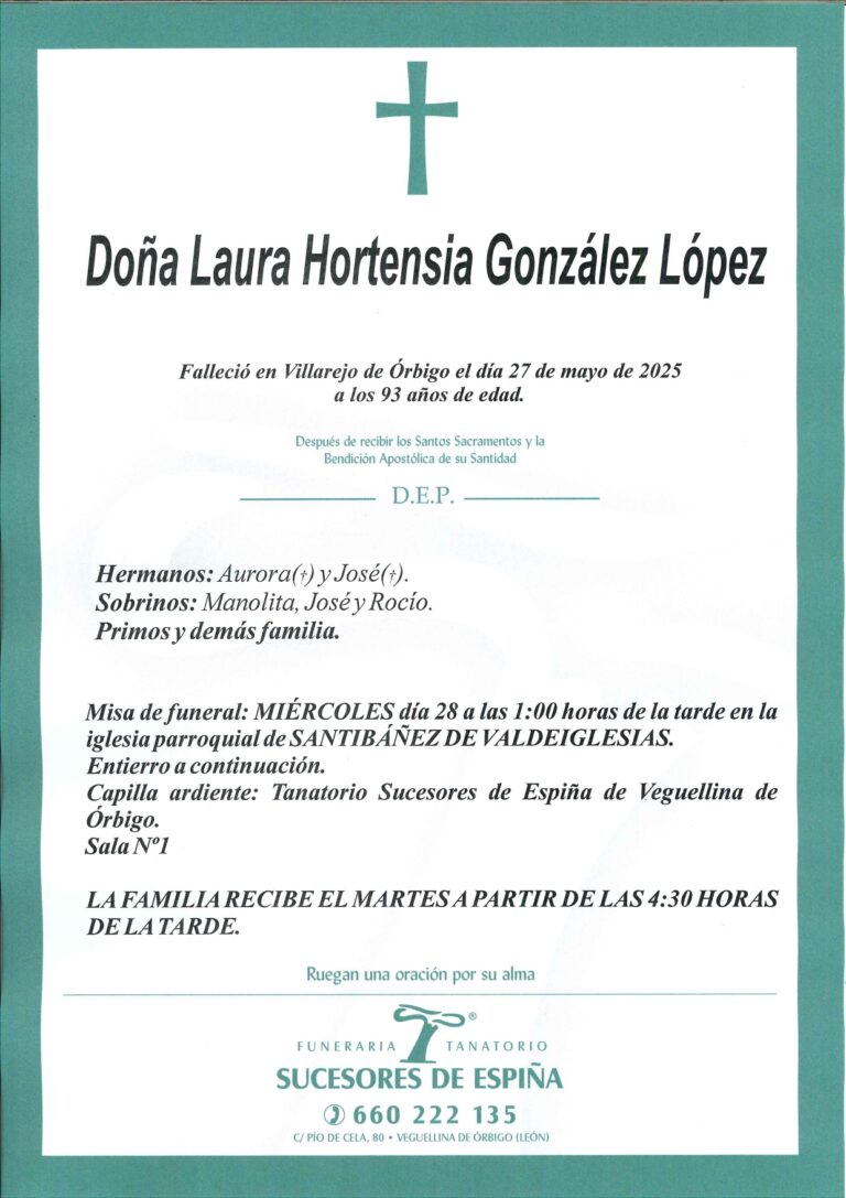 Lee más sobre el artículo Laura Hortensia Gonzalez Lopez