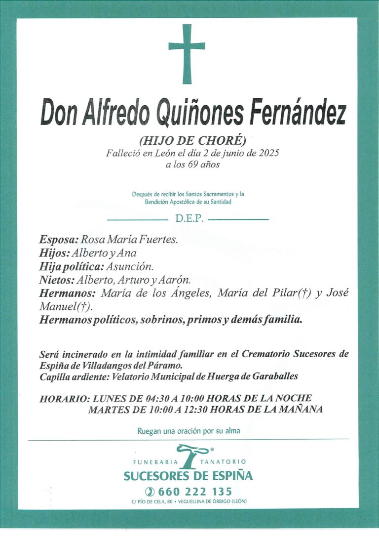 Lee más sobre el artículo Alfredo Quiñones Fernandez