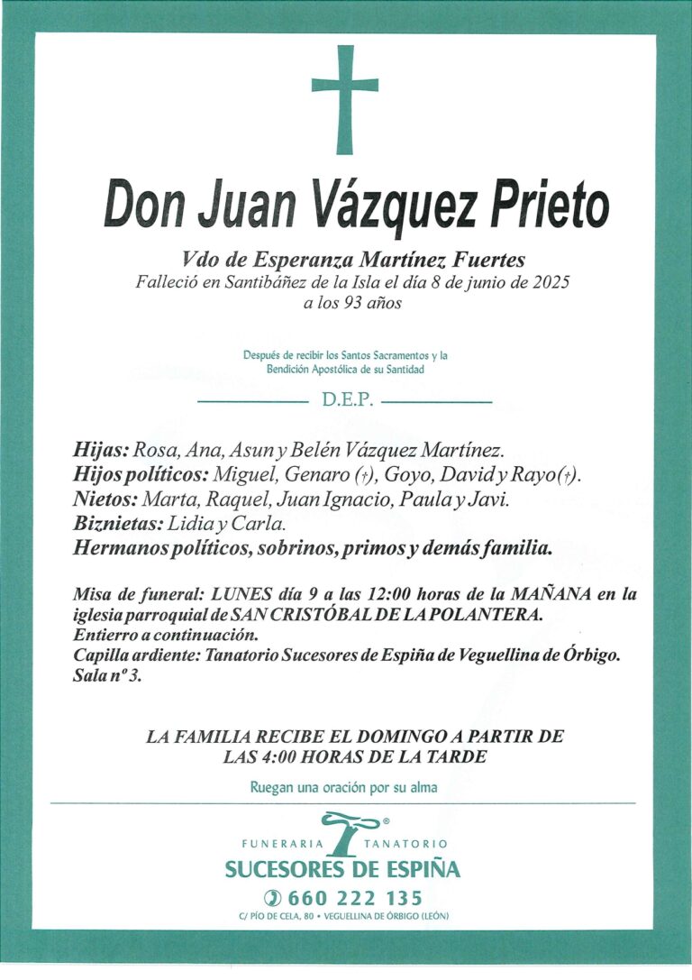 Lee más sobre el artículo JUAN VAZQUEZ