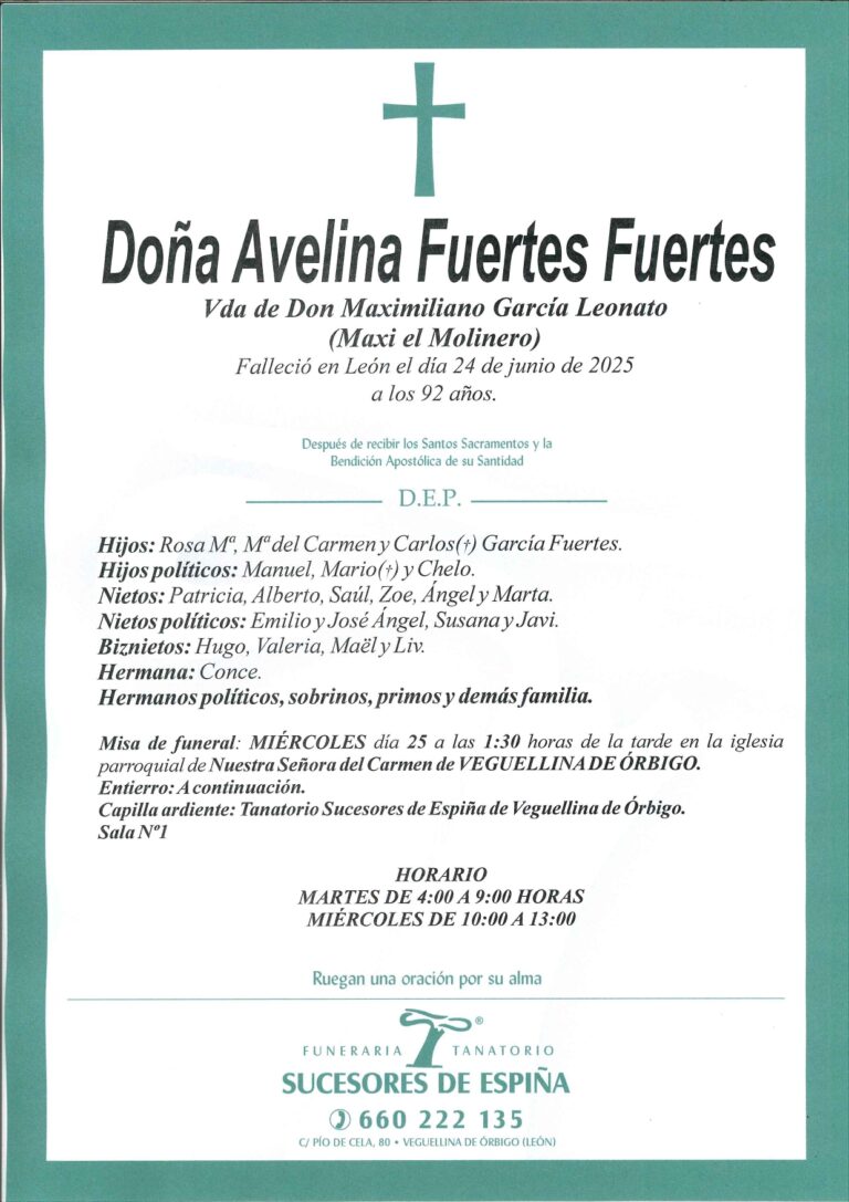 Lee más sobre el artículo AVELINA FUERTES