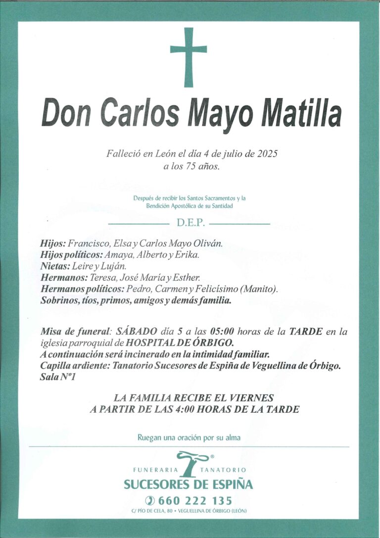 Lee más sobre el artículo CARLOS MAYO