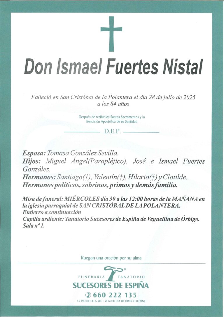 Lee más sobre el artículo Ismael Fuertes Nistal
