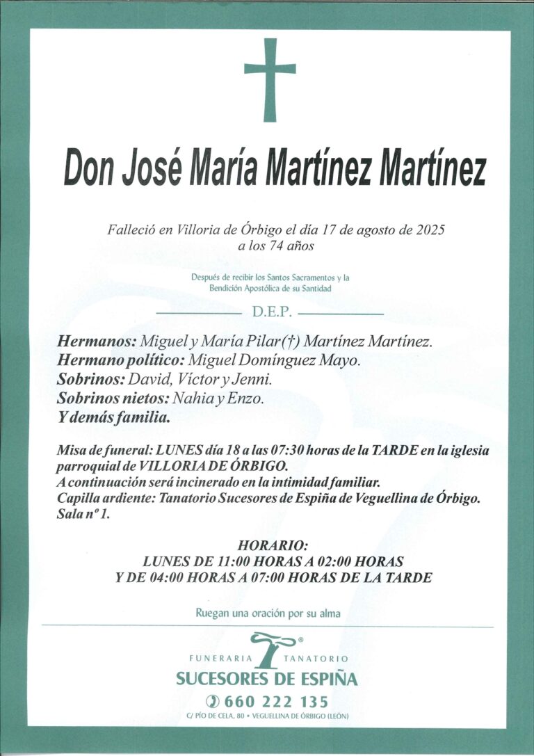 Lee más sobre el artículo José María Martínez Martínez