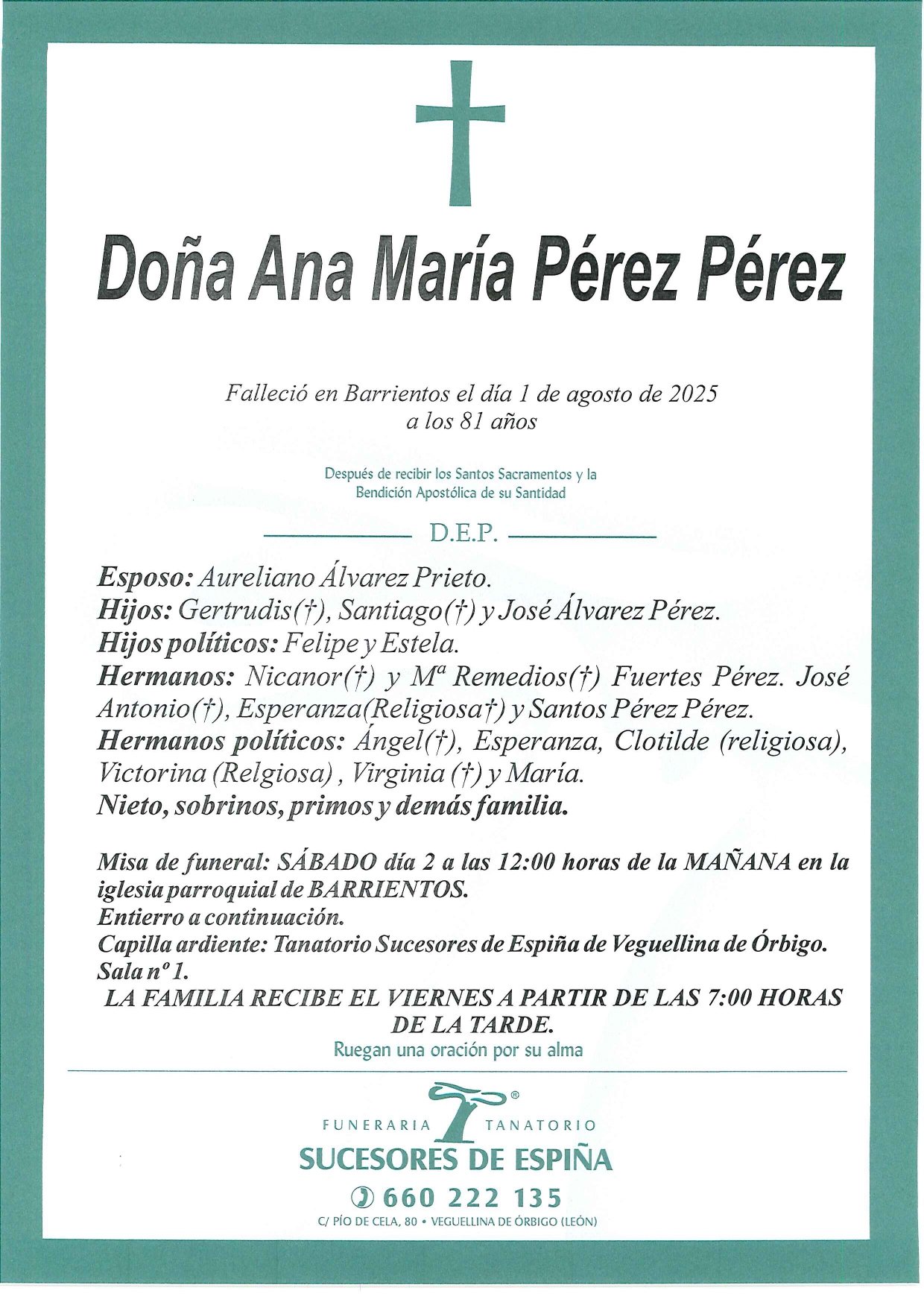 En este momento estás viendo ANA MARÍA PÉREZ