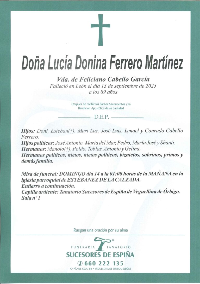 Lee más sobre el artículo Lucia Donina Ferrero Martinez