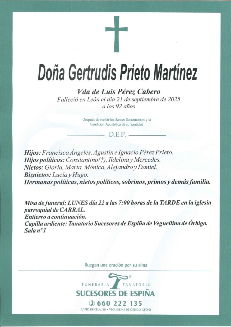 Lee más sobre el artículo Gertrudis Prieto Martínez
