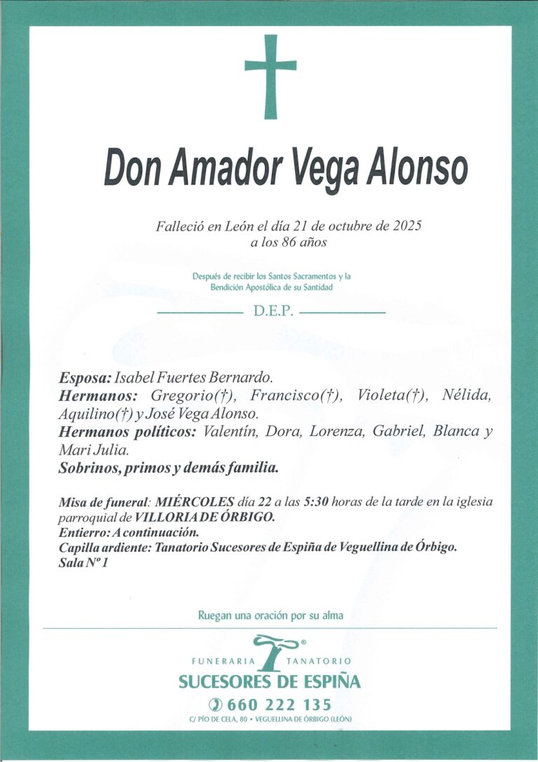 Lee más sobre el artículo AMADOR VEGA