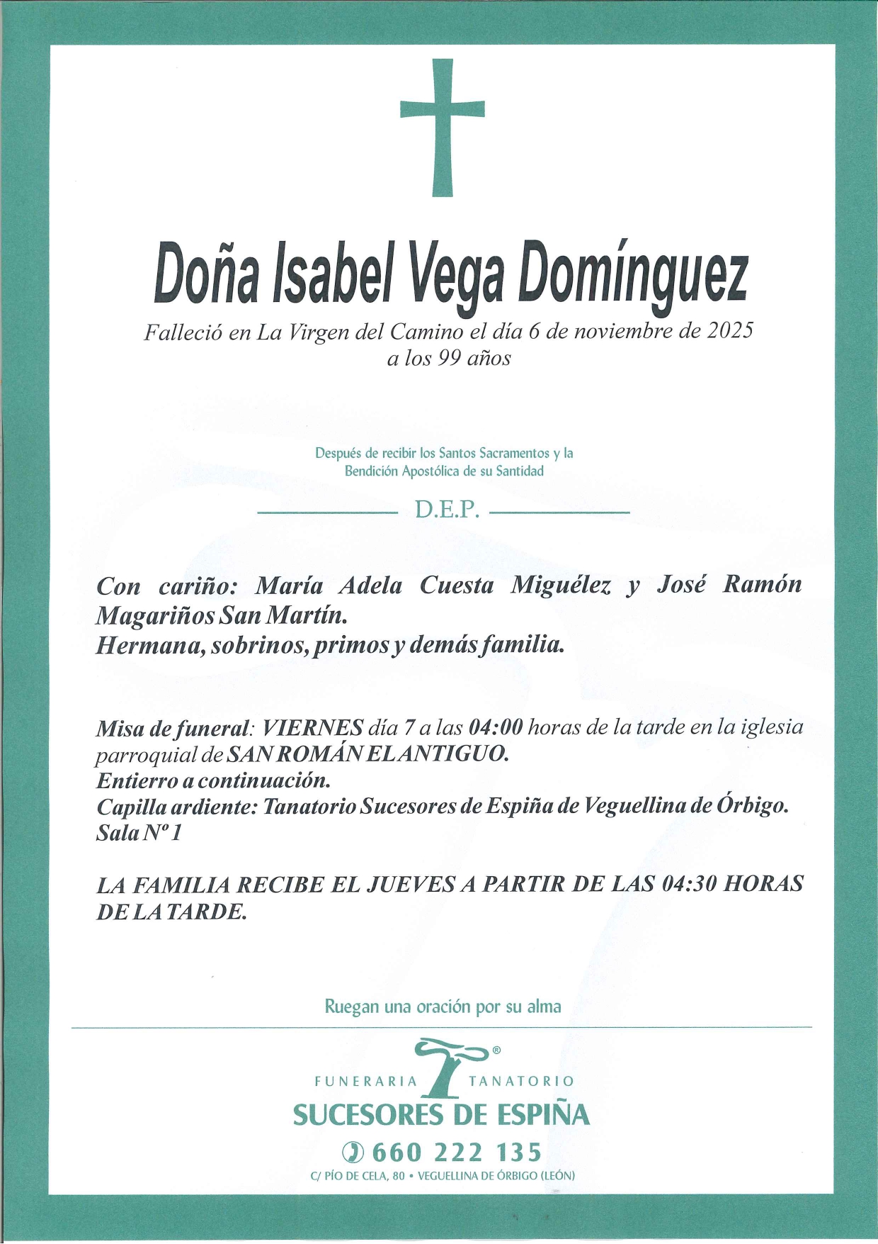 Lee más sobre el artículo ISABEL VEGA