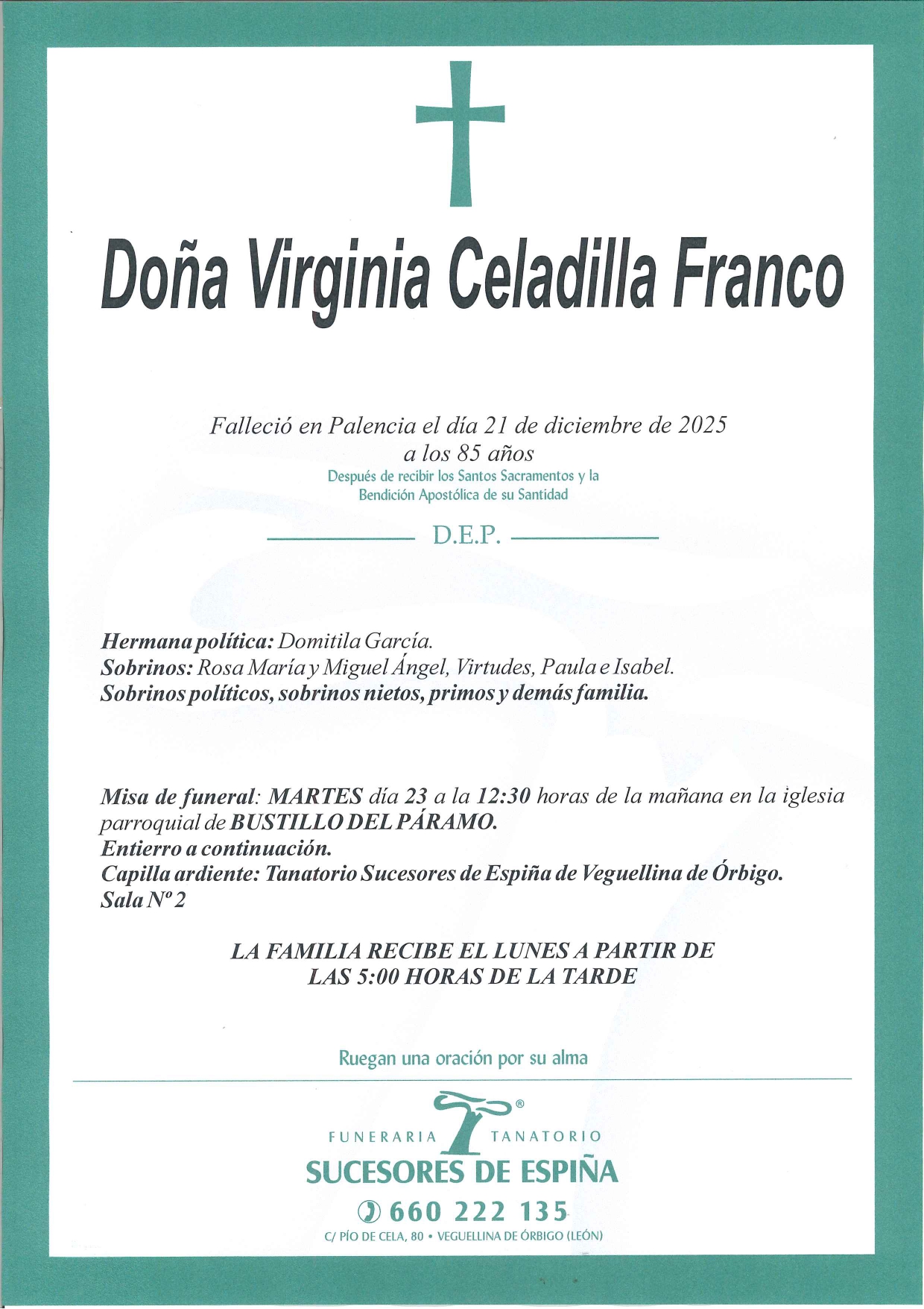 En este momento estás viendo Virginia Celadilla Franco