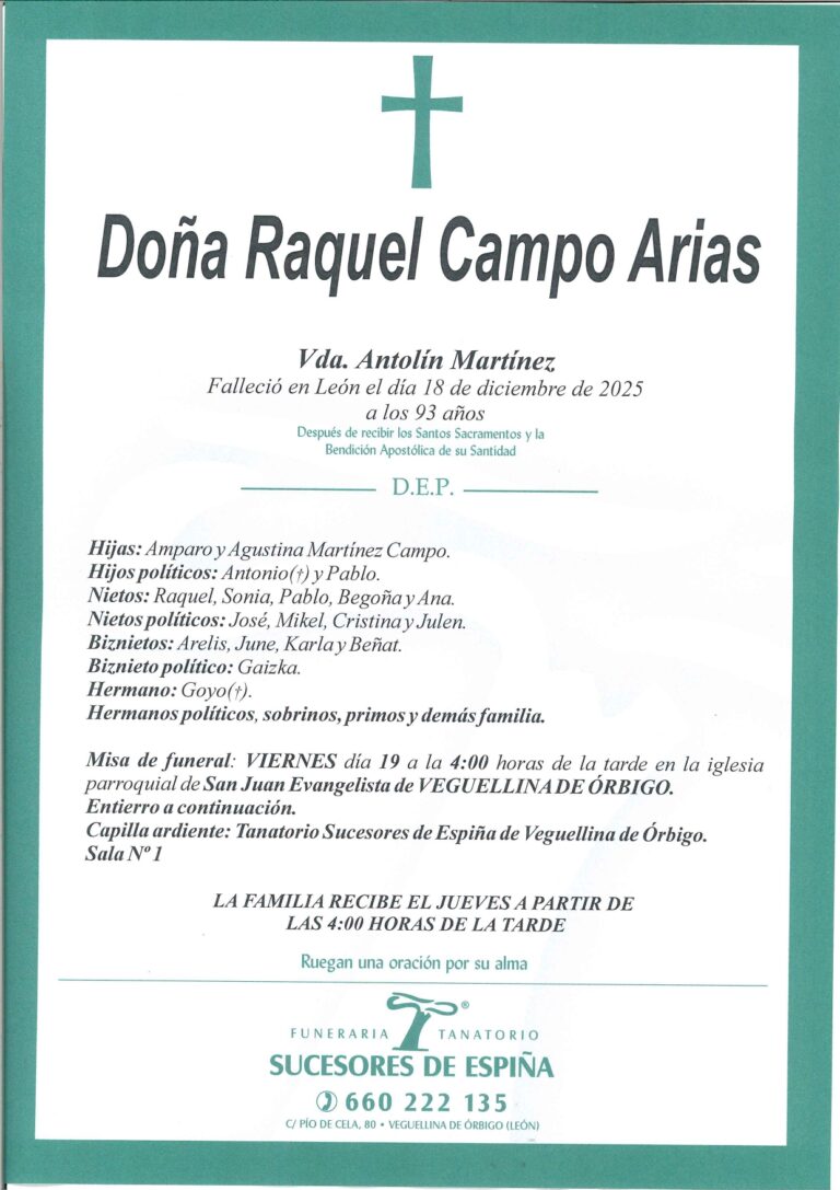 Lee más sobre el artículo RAQUEL CAMPO