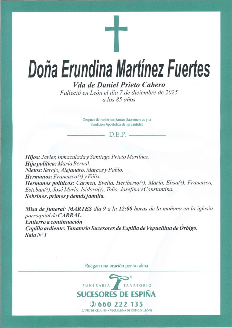 Lee más sobre el artículo Erundina Martinez Fuertes