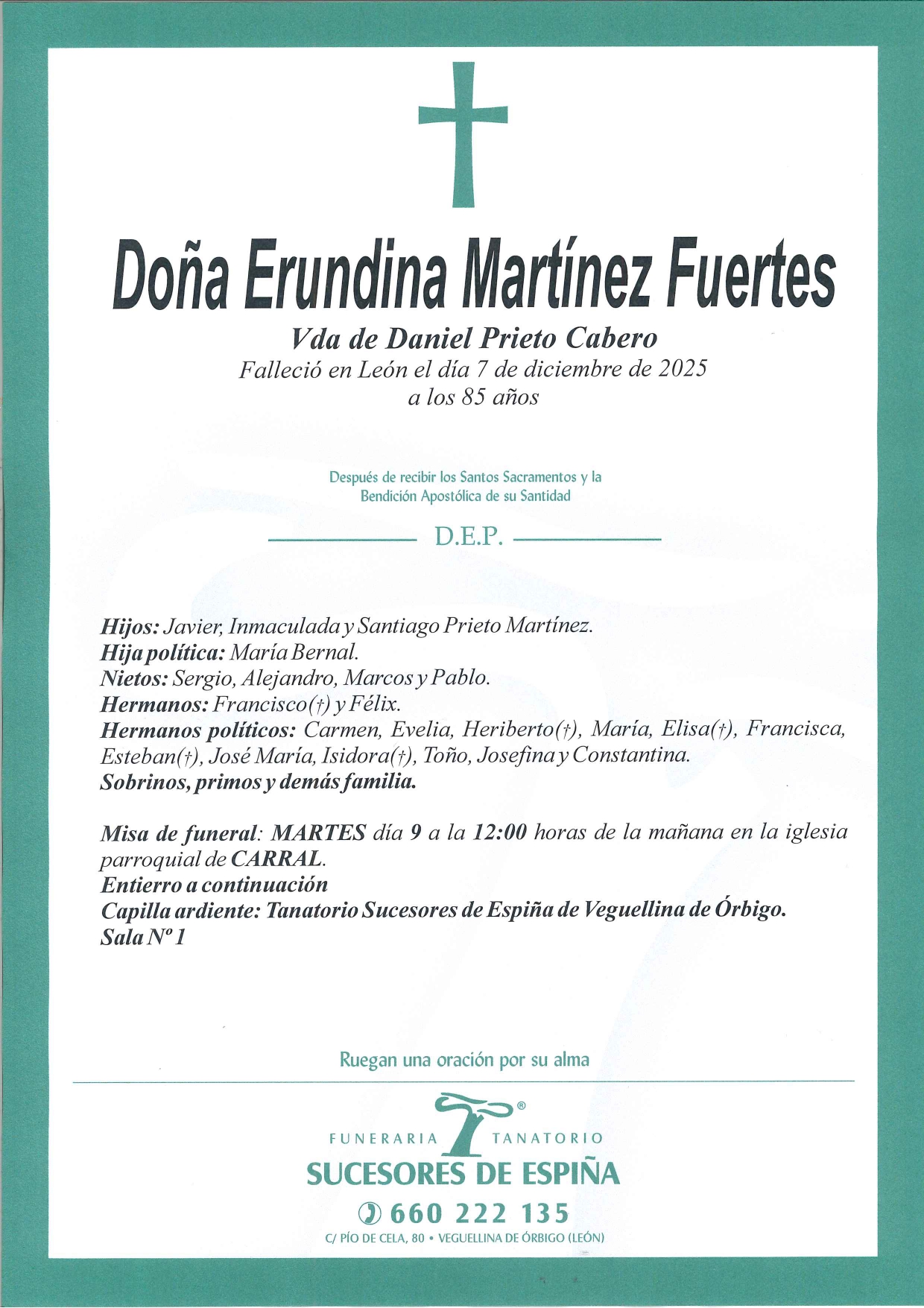 Lee más sobre el artículo Erundina Martinez Fuertes