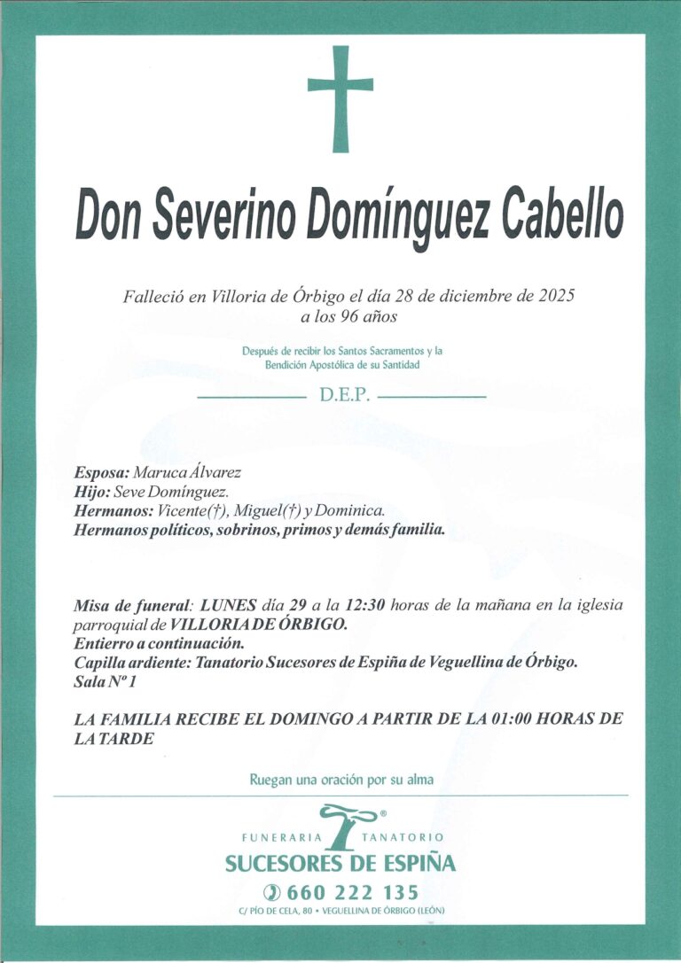 Lee más sobre el artículo Severino Dominguez Cabello