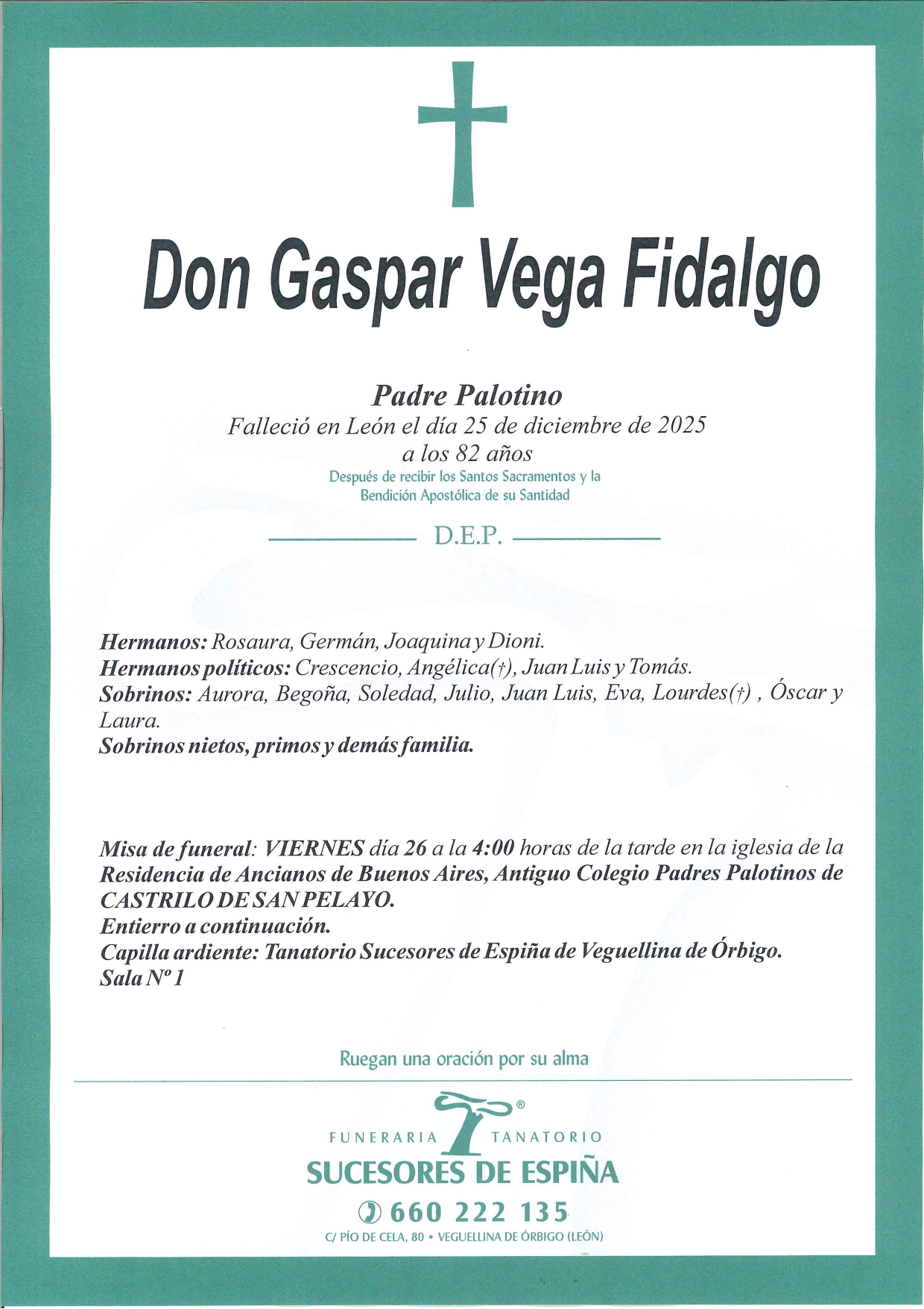 En este momento estás viendo GASPAR VEGA