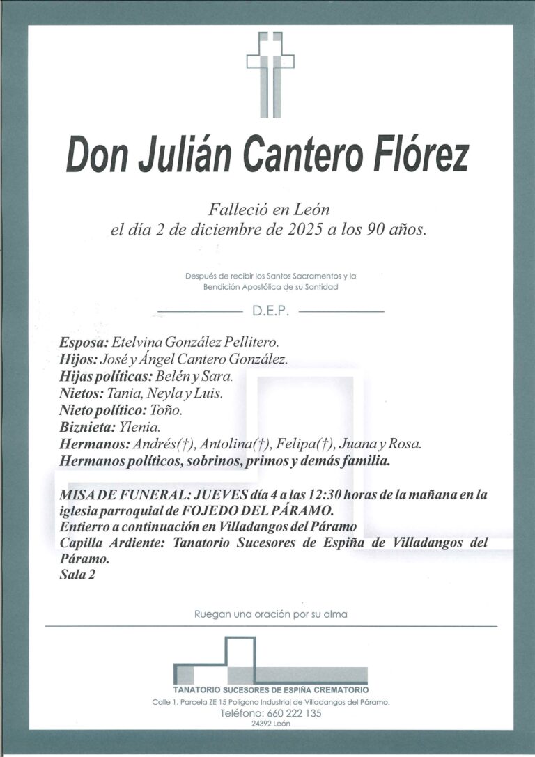Lee más sobre el artículo JULIAN CASTRO FLÓREZ
