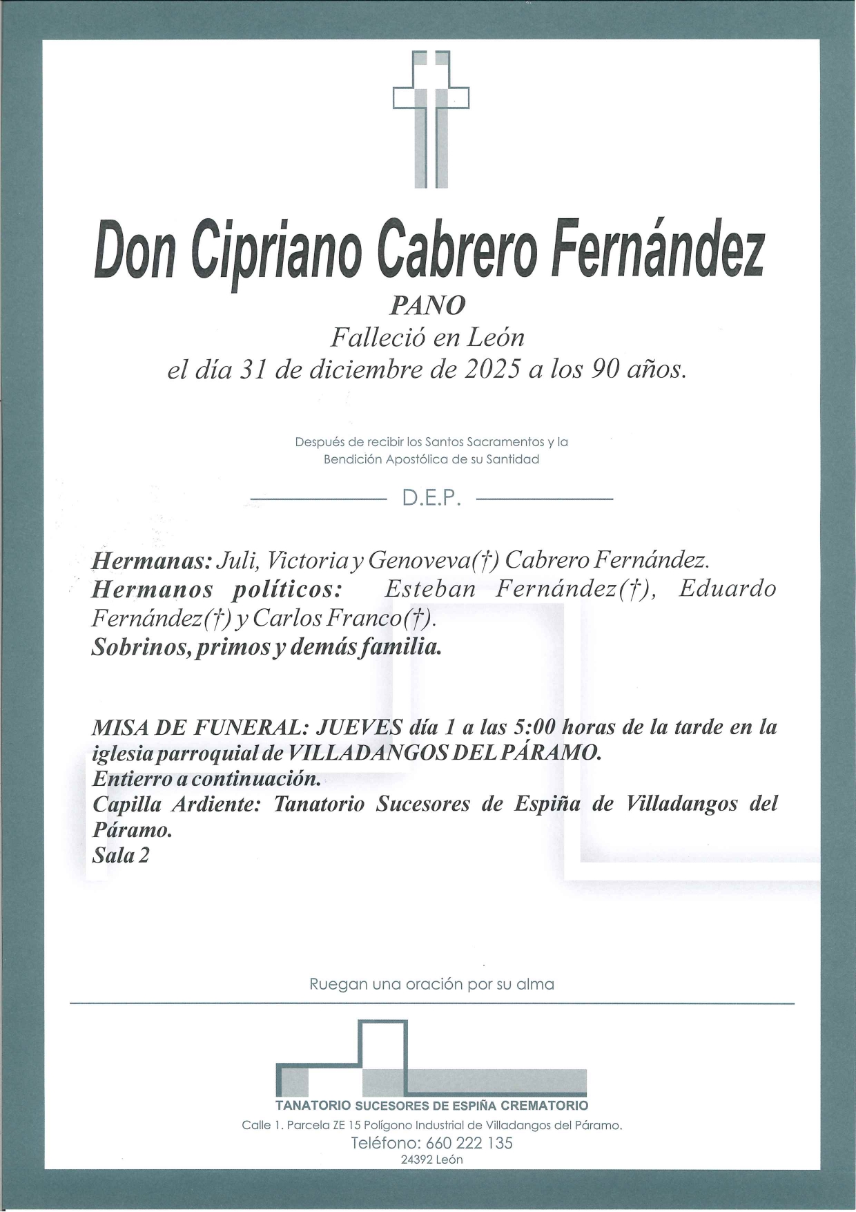 En este momento estás viendo Cipriano Cabero