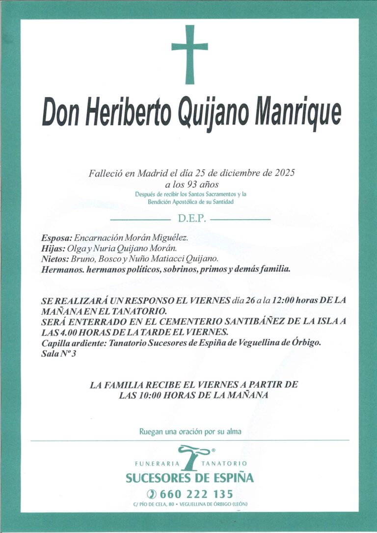 Lee más sobre el artículo Heriberto Quijano Manrique