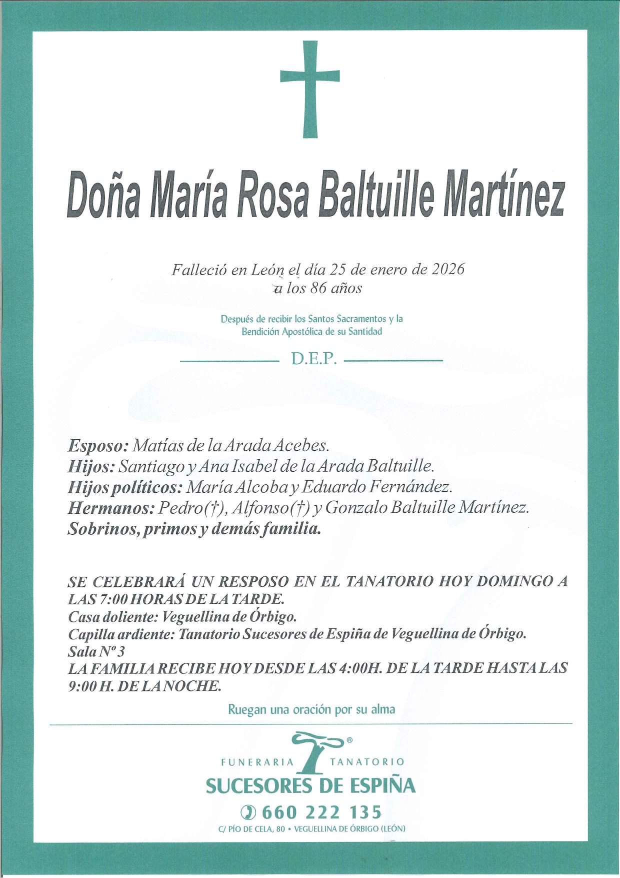 Lee más sobre el artículo María Rosa Baltuille Martínez