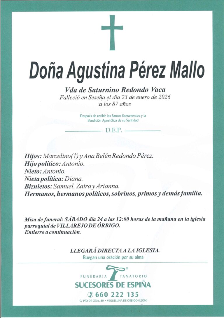 Lee más sobre el artículo AGUSTINA PÉREZ MALLO