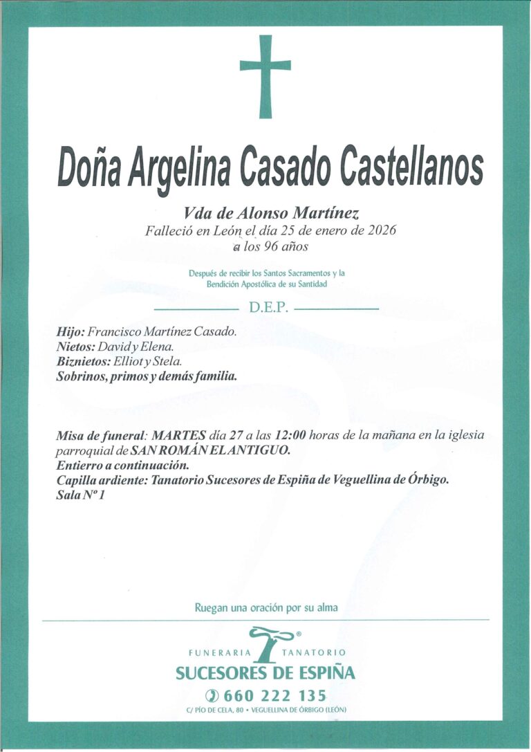 Lee más sobre el artículo Argelina Casado Castellanos