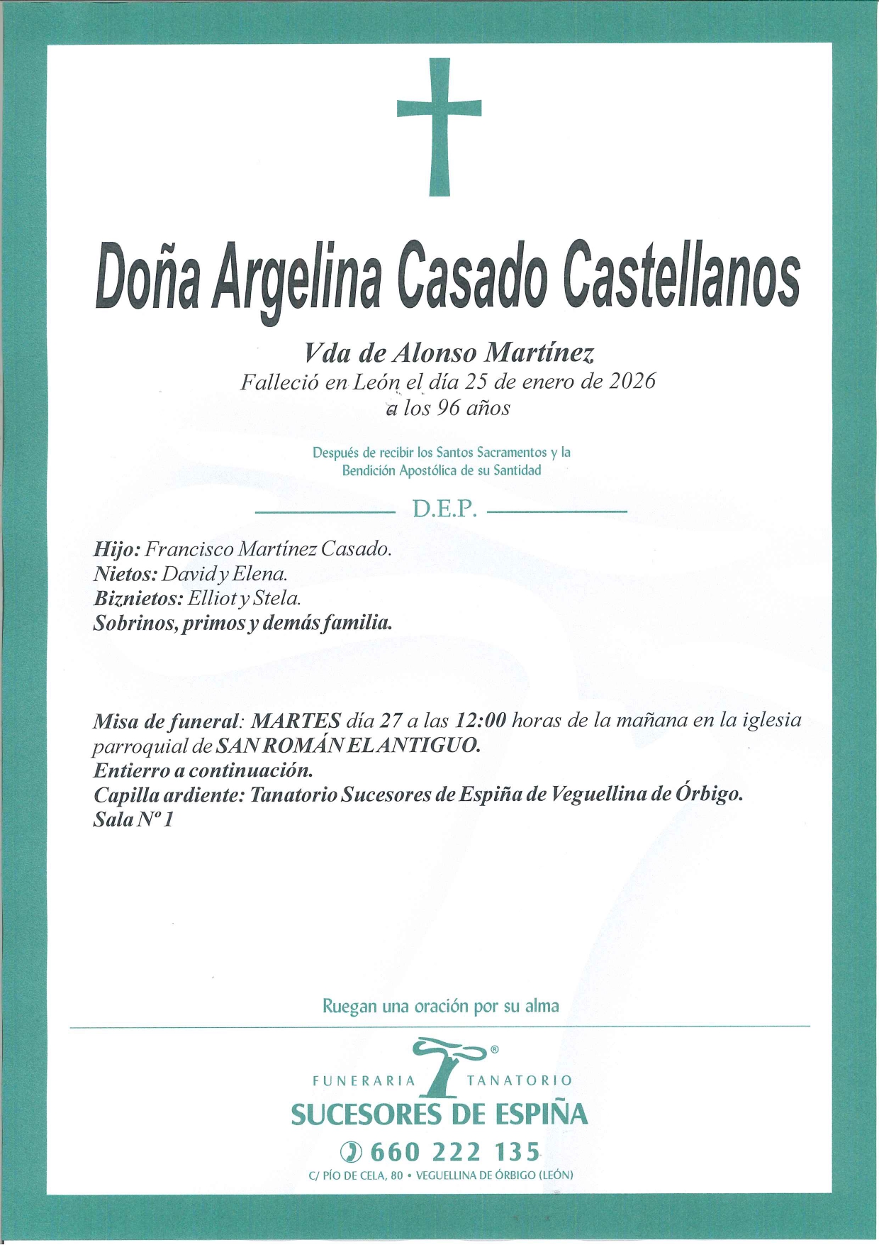 Lee más sobre el artículo Argelina Casado Castellanos