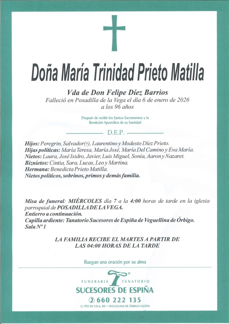 Lee más sobre el artículo MARÍA TRINIDAD PRIETO